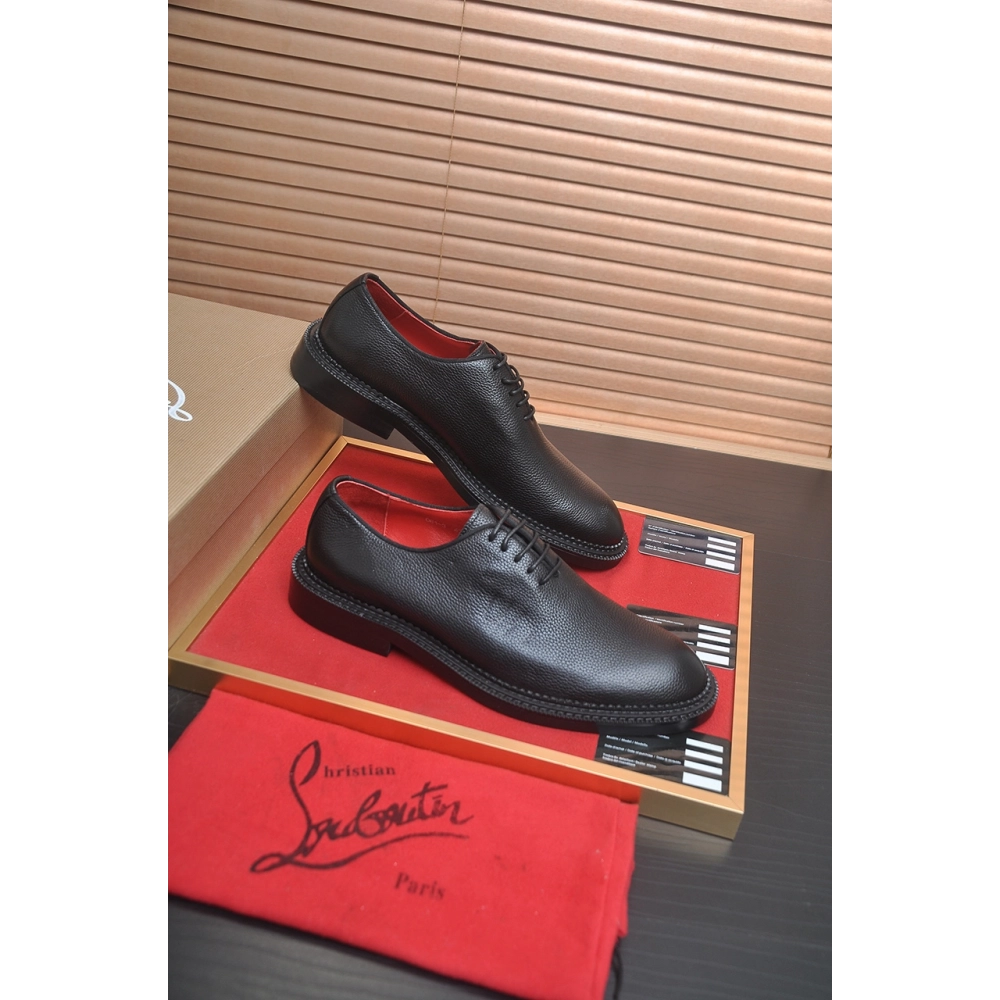 Christian Louboutin leather shoes 027,Oxfords,Christian Louboutin Sneakers,Luxury Shoes