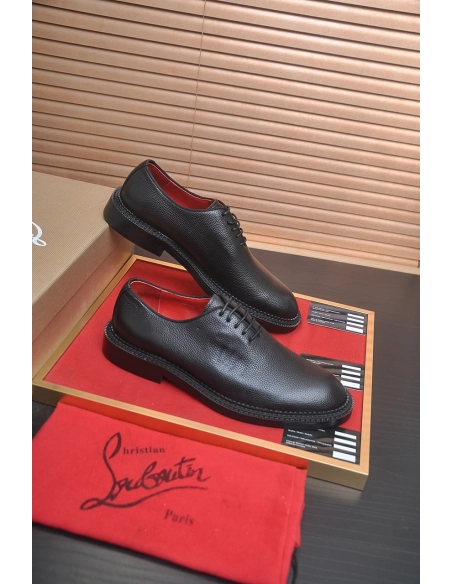 Christian Louboutin leather shoes 027,Oxfords,Christian Louboutin Sneakers,Luxury Shoes