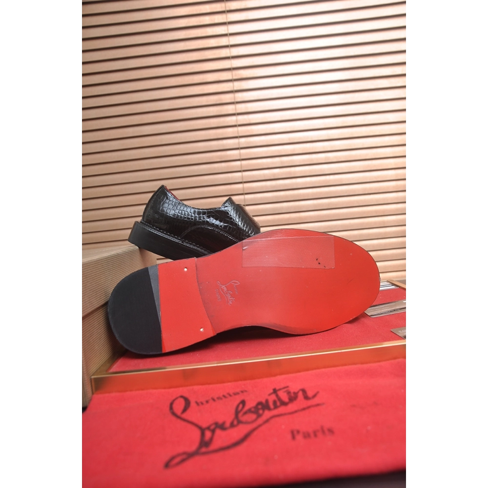 Christian Louboutin leather shoes 028,Oxfords,Christian Louboutin Sneakers,Luxury Shoes