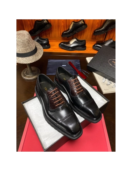 Prada leather shoes 070,PRADA SNEAKERS,Luxury Shoes