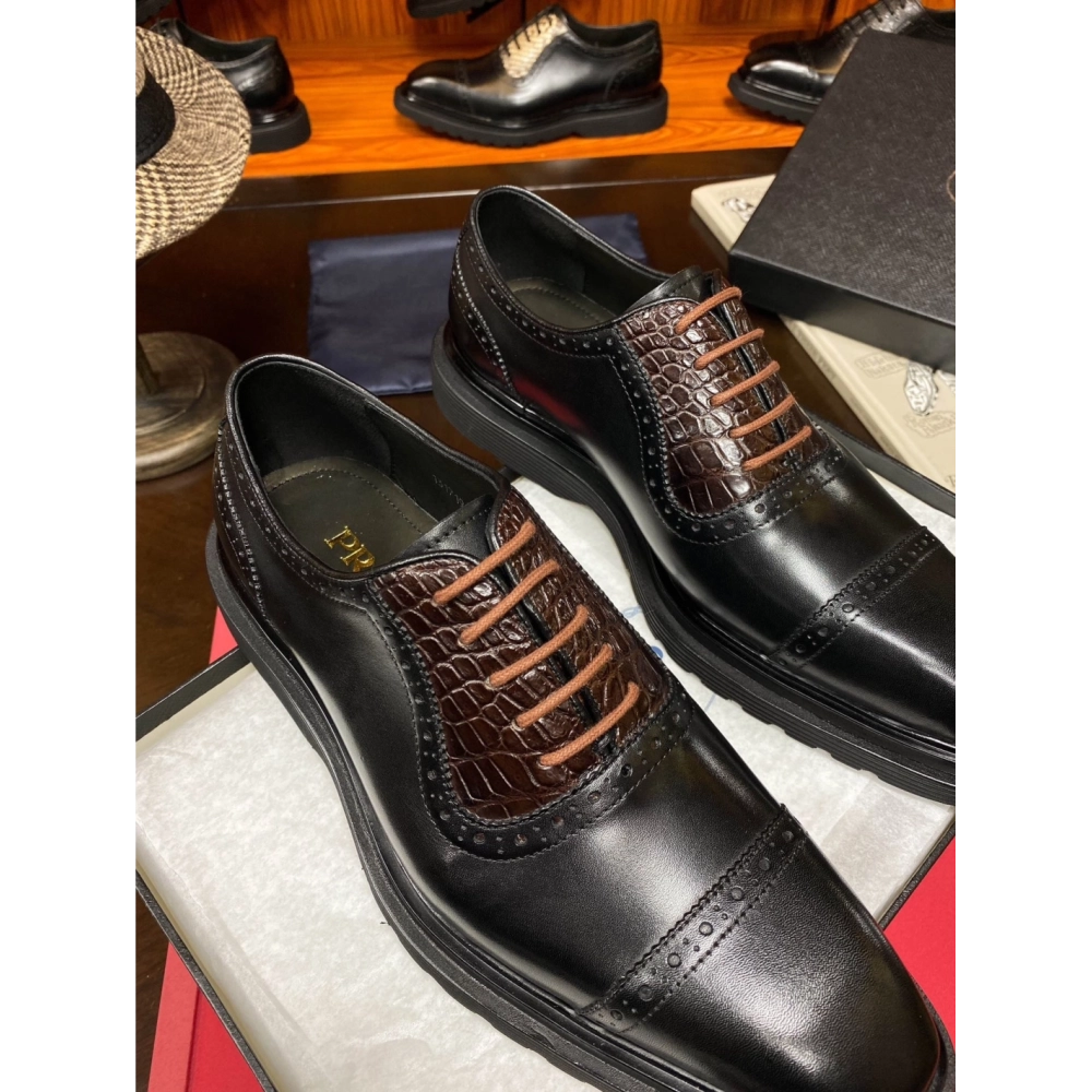 Prada leather shoes 070,PRADA SNEAKERS,Luxury Shoes