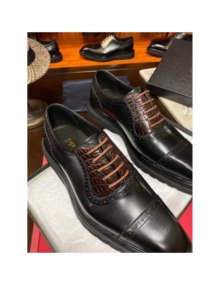 Prada leather shoes 070,PRADA SNEAKERS,Luxury Shoes