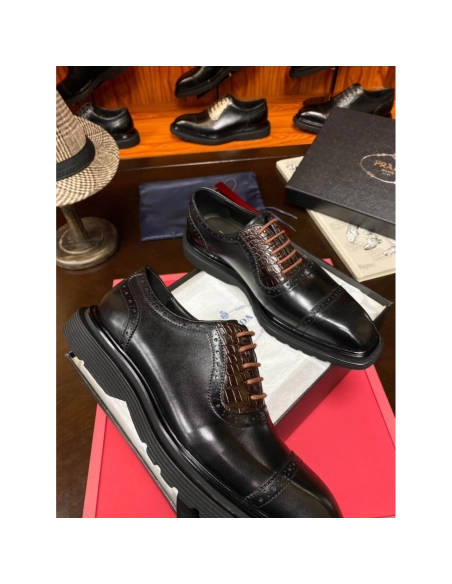 Prada leather shoes 070,PRADA SNEAKERS,Luxury Shoes