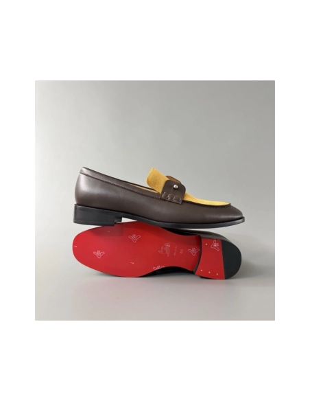 Christian Louboutin leather shoes 074,Oxfords,Christian Louboutin Sneakers,Luxury Shoes