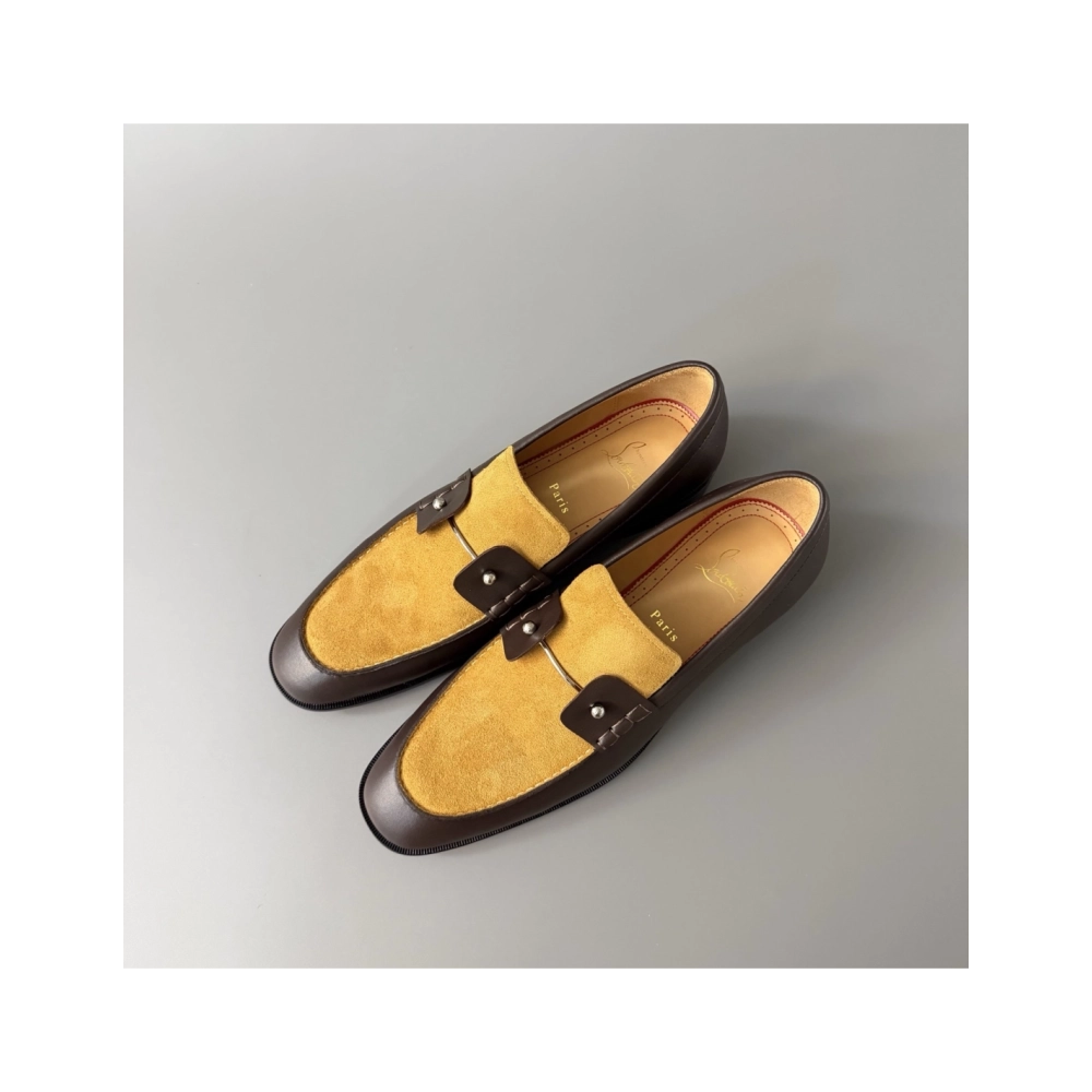 Christian Louboutin leather shoes 074,Oxfords,Christian Louboutin Sneakers,Luxury Shoes