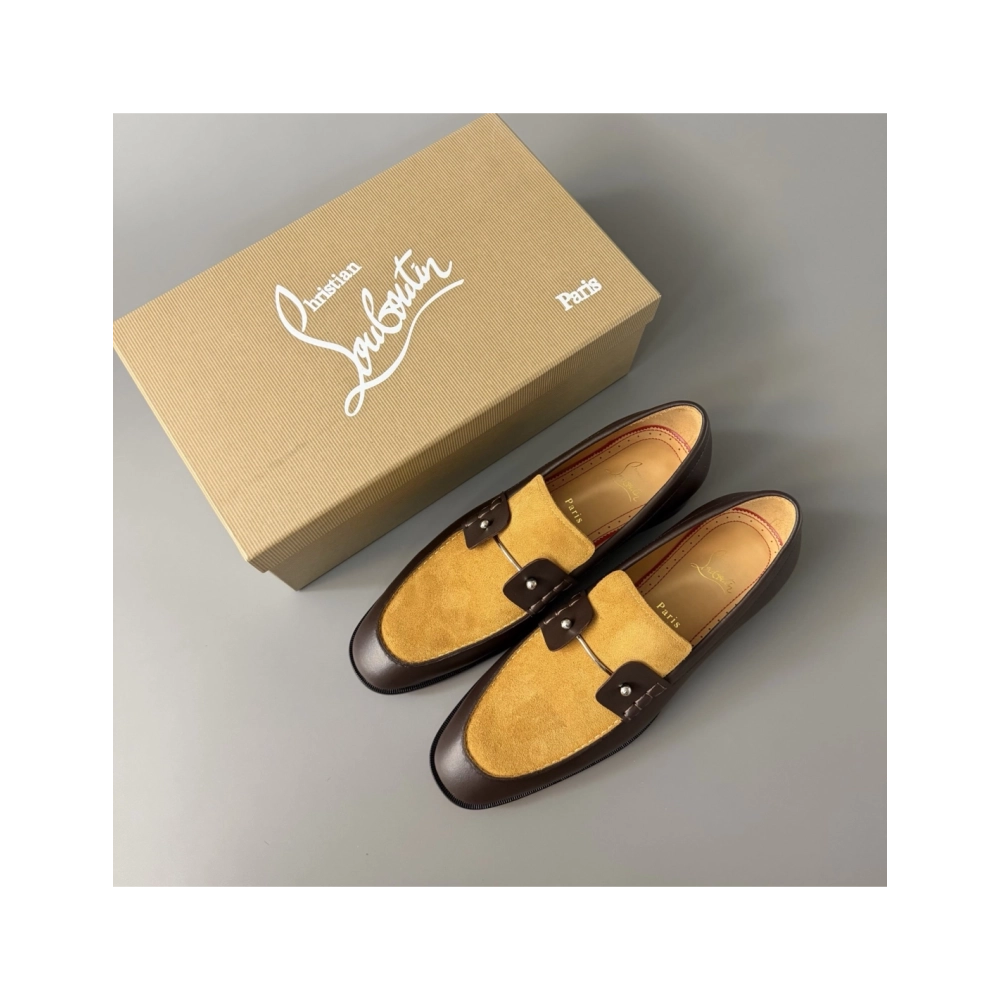 Christian Louboutin leather shoes 074,Oxfords,Christian Louboutin Sneakers,Luxury Shoes