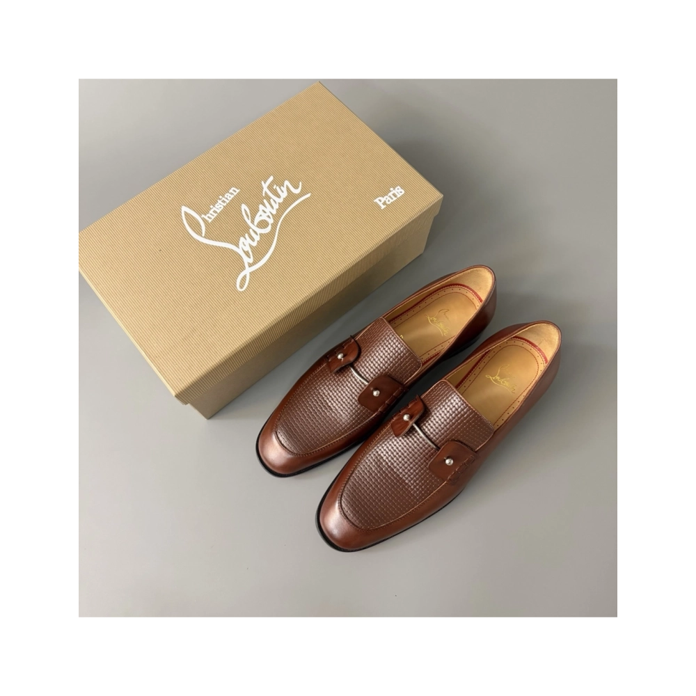 Christian Louboutin leather shoes 079,Oxfords,Christian Louboutin Sneakers,Luxury Shoes