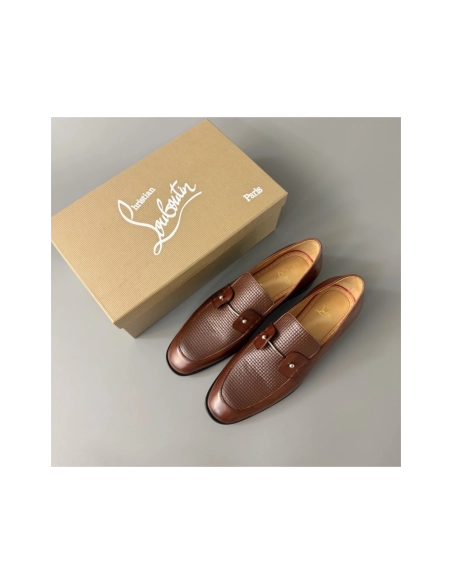 Christian Louboutin leather shoes 079,Oxfords,Christian Louboutin Sneakers,Luxury Shoes