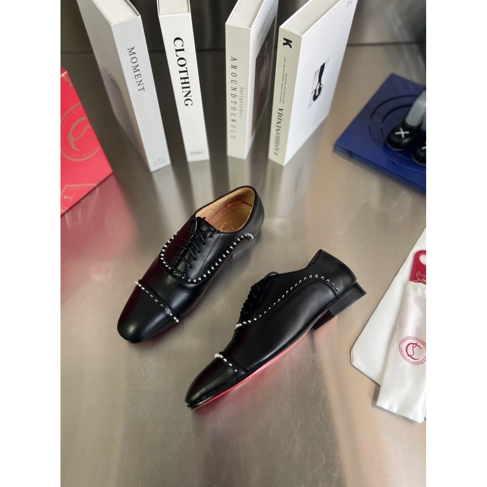 Christian Louboutin leather shoes 113,Oxfords,Christian Louboutin Sneakers,Luxury Shoes