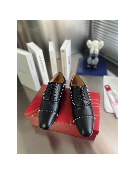 Christian Louboutin leather shoes 113,Oxfords,Christian Louboutin Sneakers,Luxury Shoes