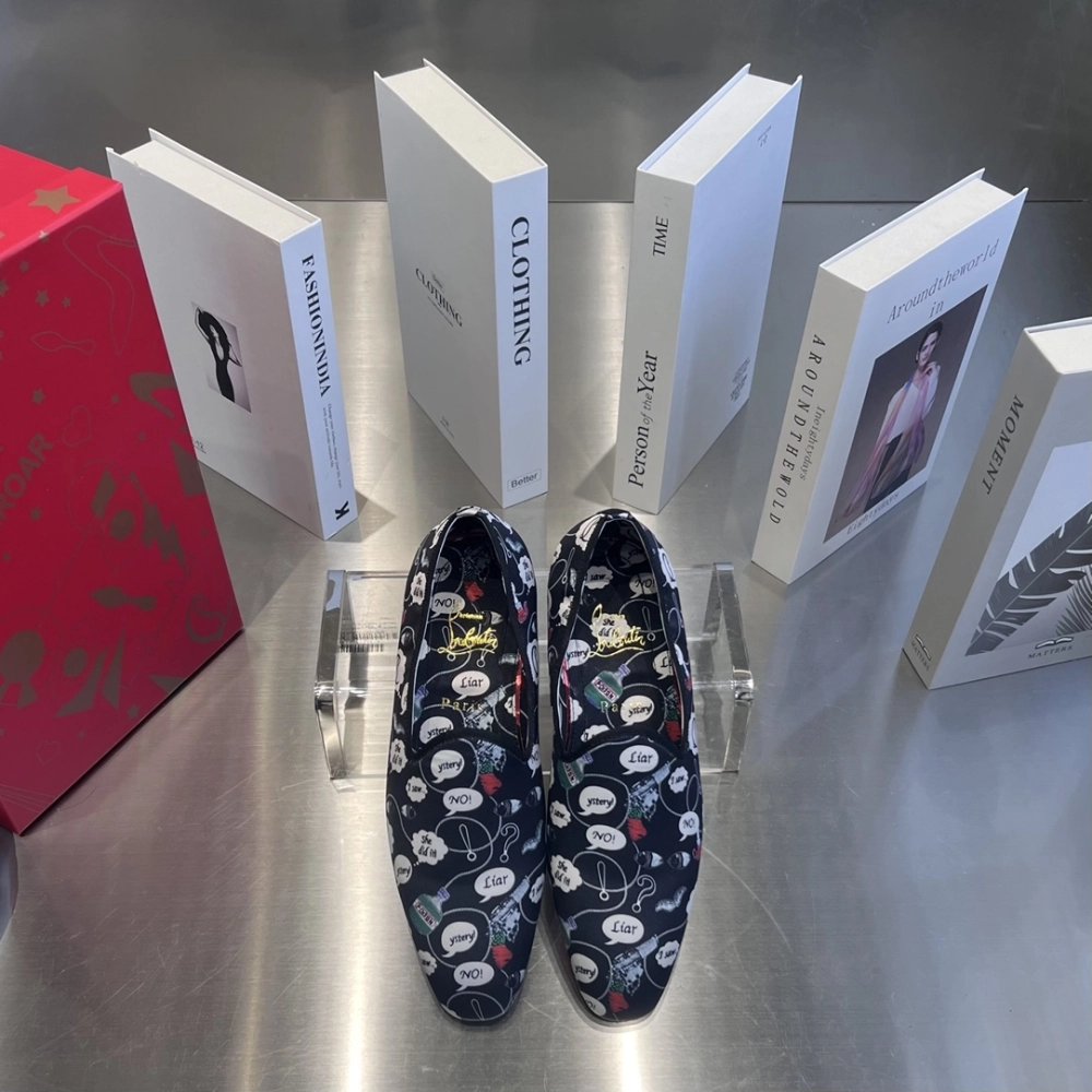 Christian Louboutin leather shoes 114,Oxfords,Christian Louboutin Sneakers,Luxury Shoes