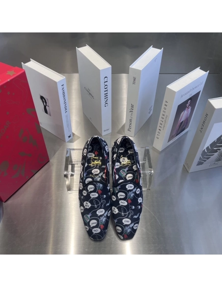 Christian Louboutin leather shoes 114,Oxfords,Christian Louboutin Sneakers,Luxury Shoes