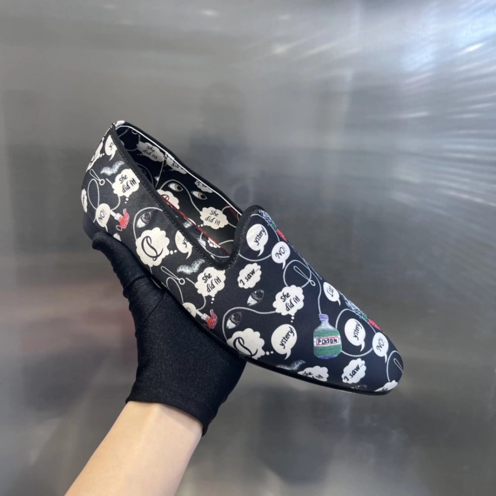 Christian Louboutin leather shoes 114,Oxfords,Christian Louboutin Sneakers,Luxury Shoes