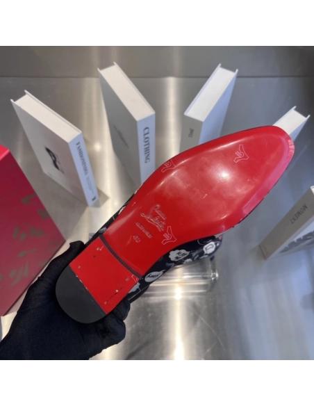 Christian Louboutin leather shoes 114,Oxfords,Christian Louboutin Sneakers,Luxury Shoes