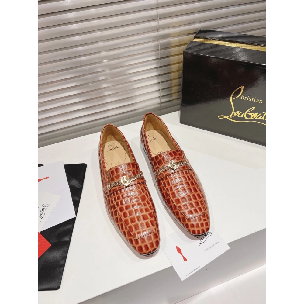 Christian Louboutin leather shoes 104,Oxfords,Christian Louboutin Sneakers,Luxury Shoes