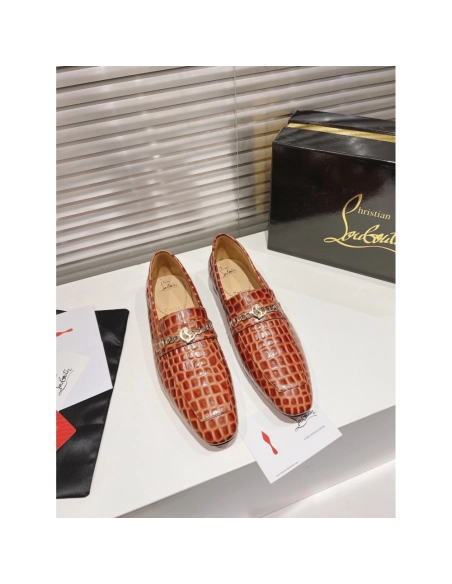 Christian Louboutin leather shoes 104,Oxfords,Christian Louboutin Sneakers,Luxury Shoes