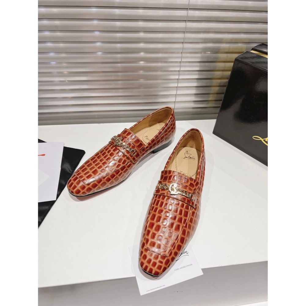 Christian Louboutin leather shoes 104,Oxfords,Christian Louboutin Sneakers,Luxury Shoes