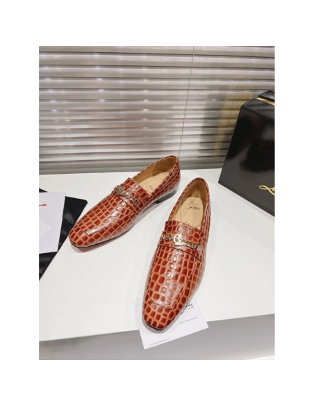 Christian Louboutin leather shoes 104,Oxfords,Christian Louboutin Sneakers,Luxury Shoes