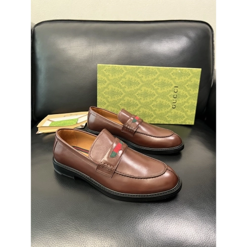 Gucci leather shoes 043,GUCCI SHOES,Business Shoes