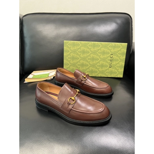 Gucci leather shoes 047,GUCCI SHOES,Business Shoes