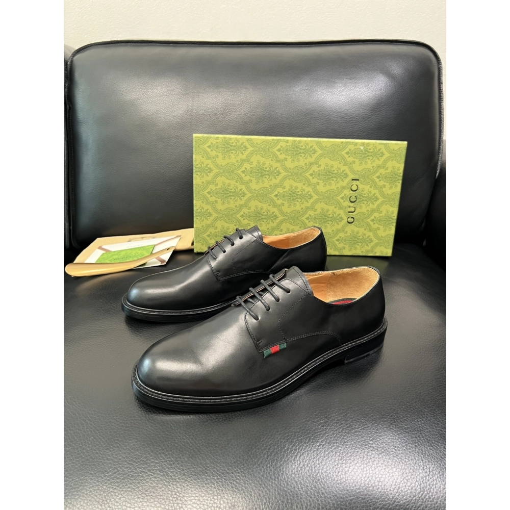 Gucci leather shoes 048,GUCCI SHOES,Business Shoes