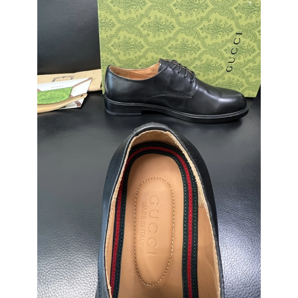 Gucci leather shoes 048,GUCCI SHOES,Business Shoes