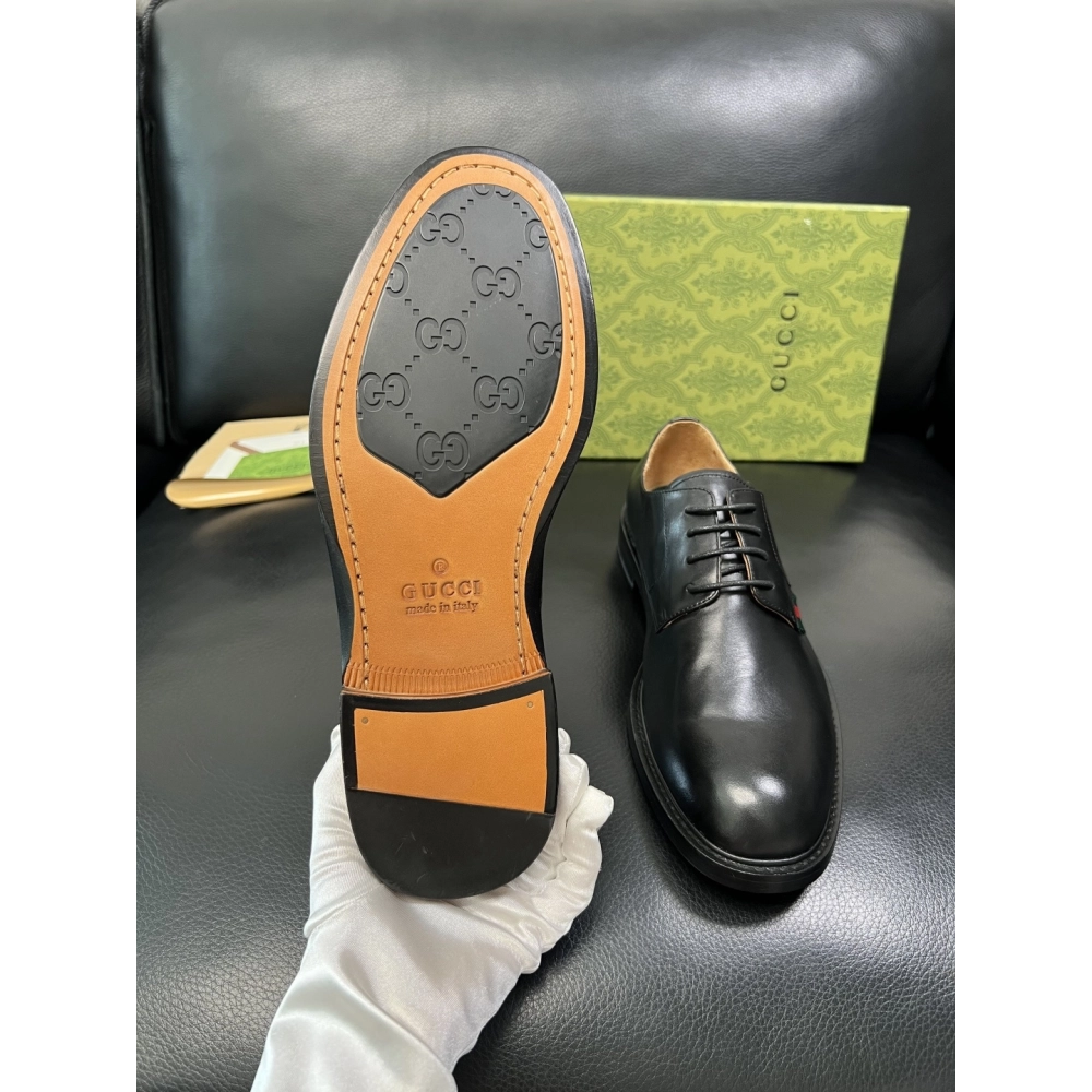 Gucci leather shoes 048,GUCCI SHOES,Business Shoes