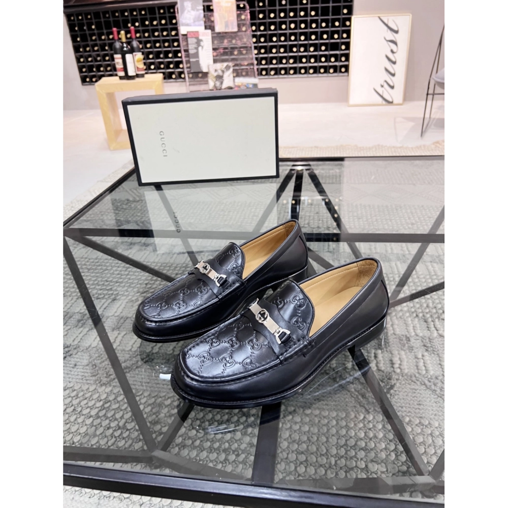 Gucci leather shoes 074,GUCCI SHOES,Business Shoes