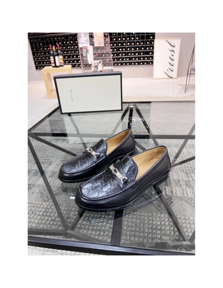 Gucci leather shoes 074,GUCCI SHOES,Business Shoes