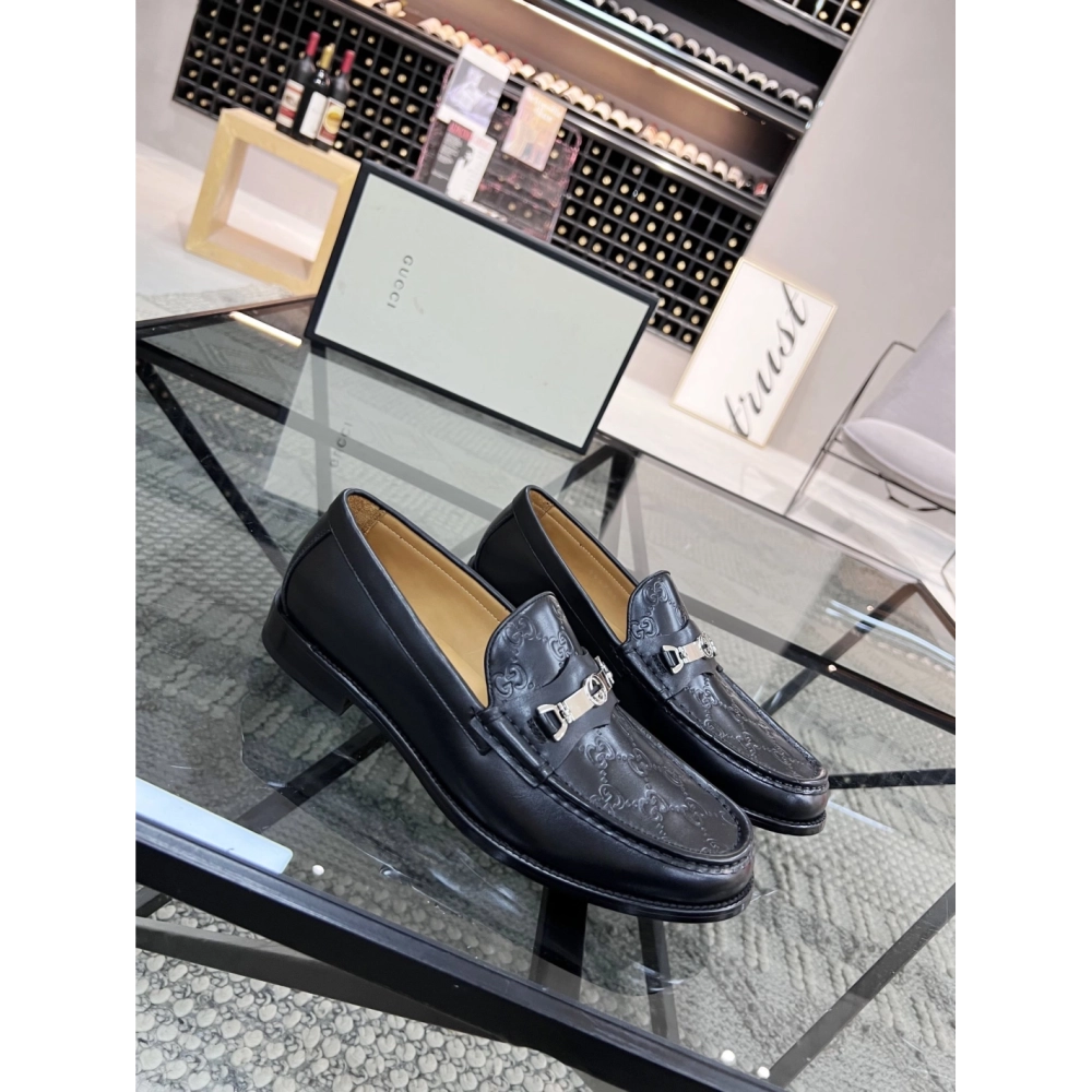 Gucci leather shoes 074,GUCCI SHOES,Business Shoes