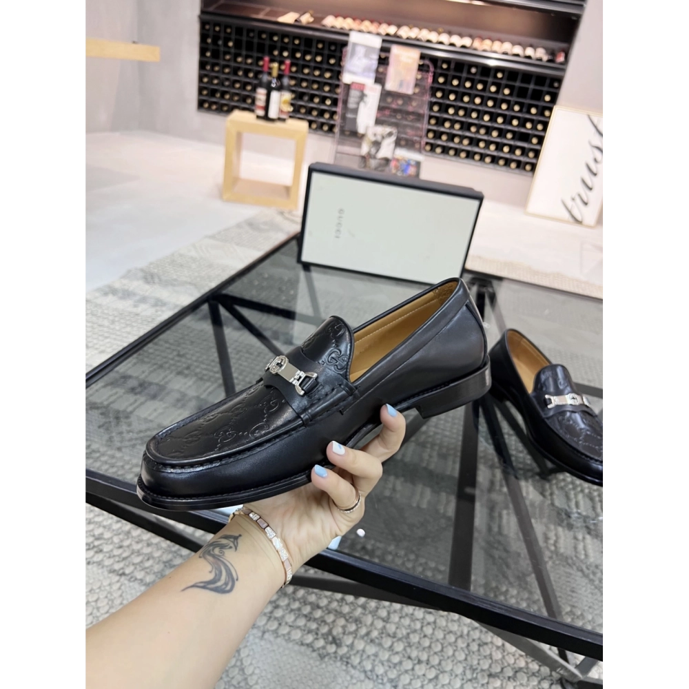Gucci leather shoes 074,GUCCI SHOES,Business Shoes