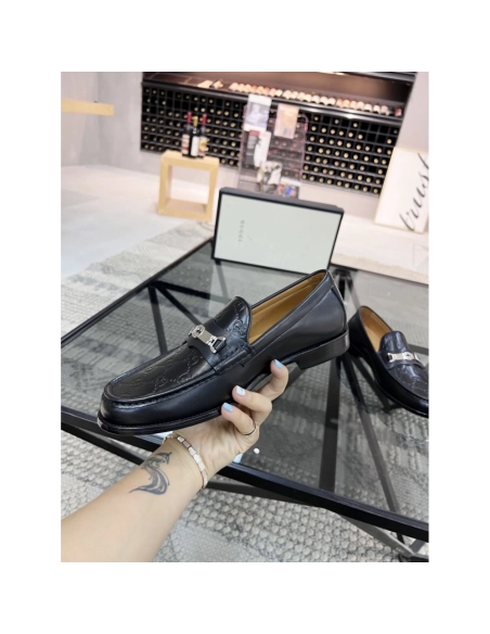 Gucci leather shoes 074,GUCCI SHOES,Business Shoes