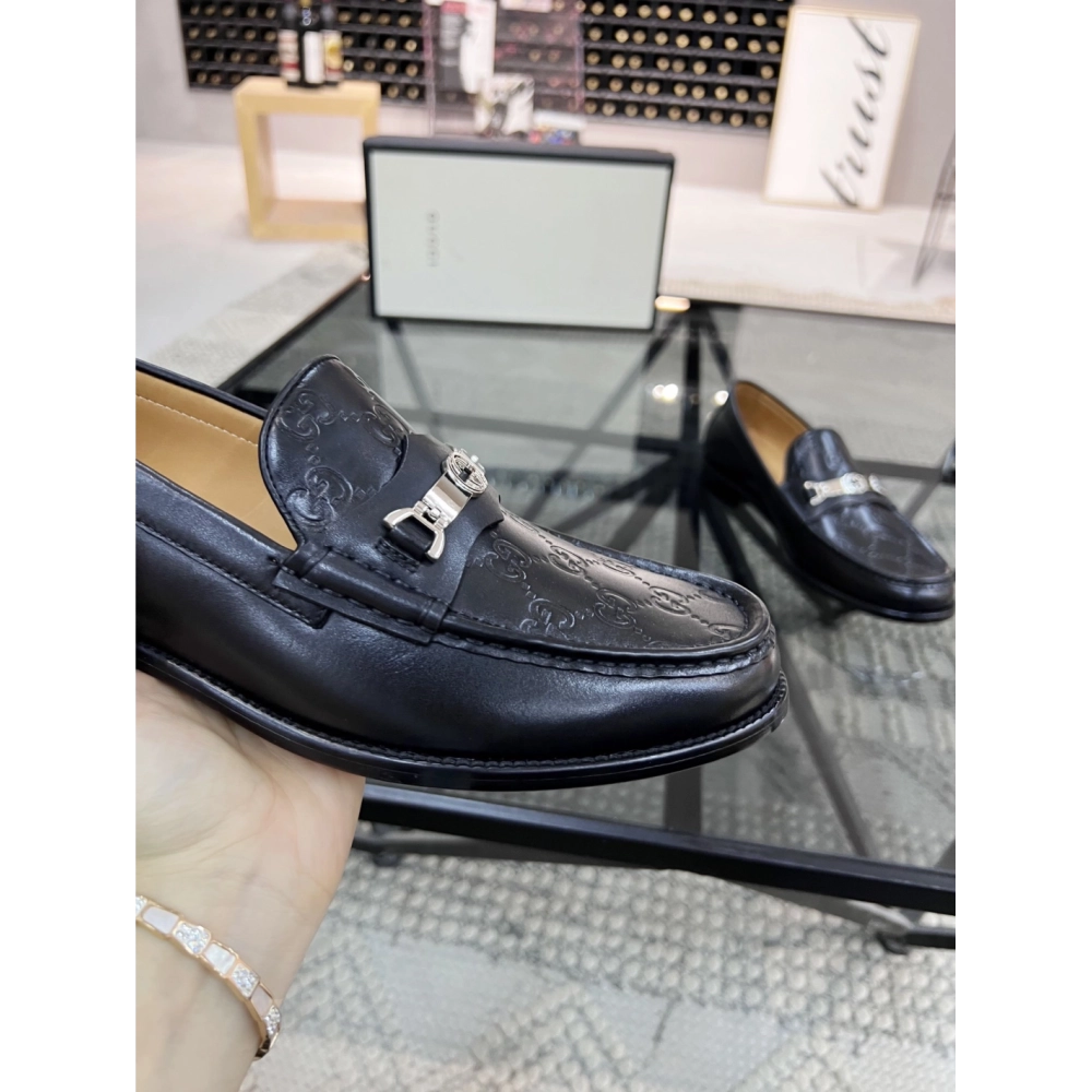 Gucci leather shoes 074,GUCCI SHOES,Business Shoes