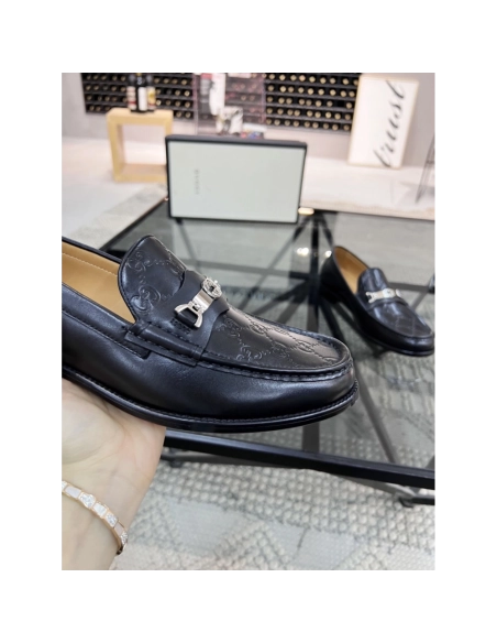 Gucci leather shoes 074,GUCCI SHOES,Business Shoes