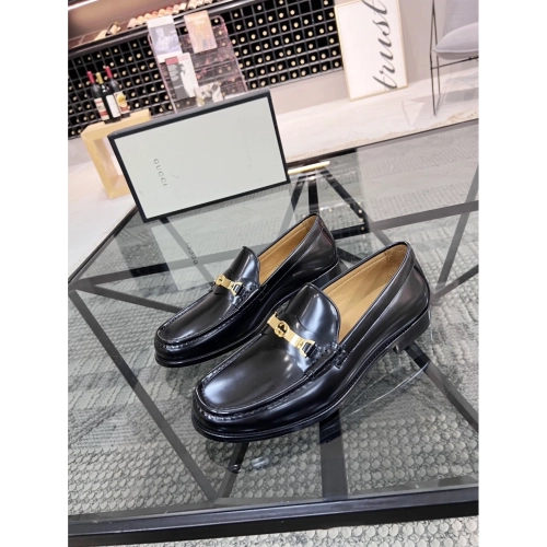 Gucci leather shoes 075,GUCCI SHOES,Business Shoes