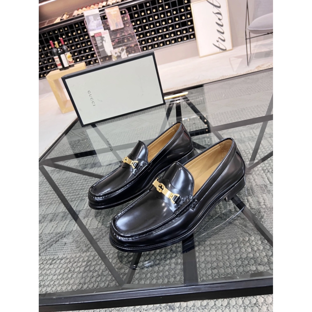 Gucci leather shoes 075,GUCCI SHOES,Business Shoes