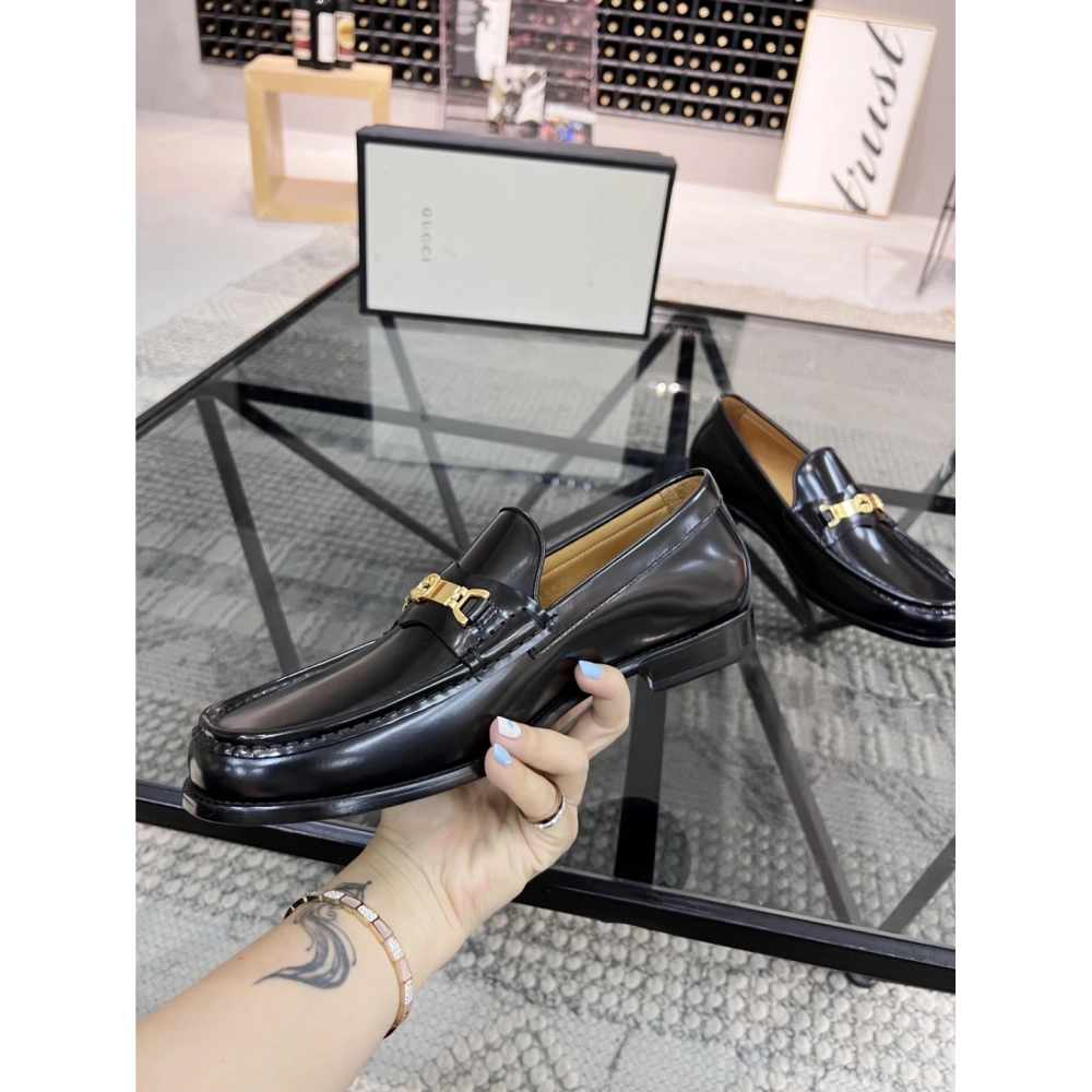 Gucci leather shoes 075,GUCCI SHOES,Business Shoes