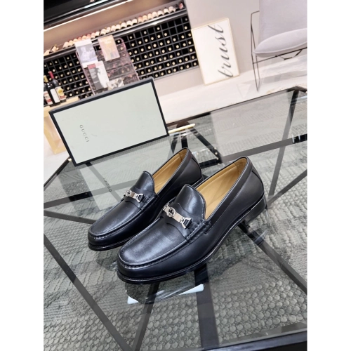 Gucci leather shoes 076,GUCCI SHOES,Business Shoes
