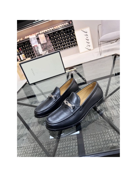 Gucci leather shoes 076,GUCCI SHOES,Business Shoes