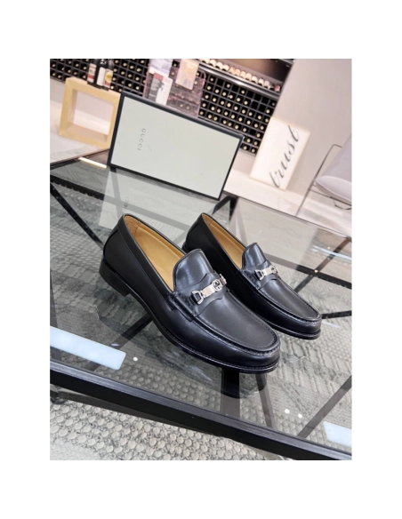 Gucci leather shoes 076,GUCCI SHOES,Business Shoes