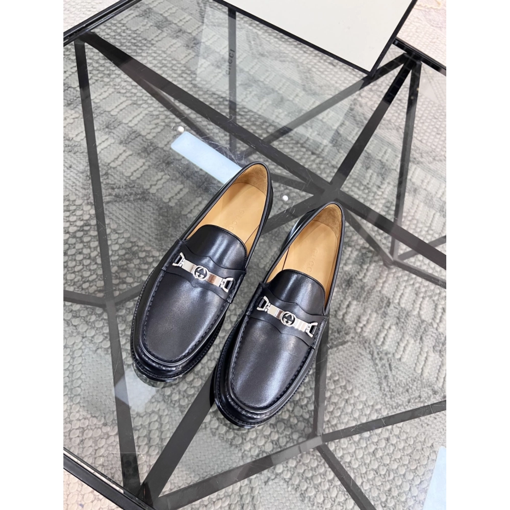 Gucci leather shoes 076,GUCCI SHOES,Business Shoes