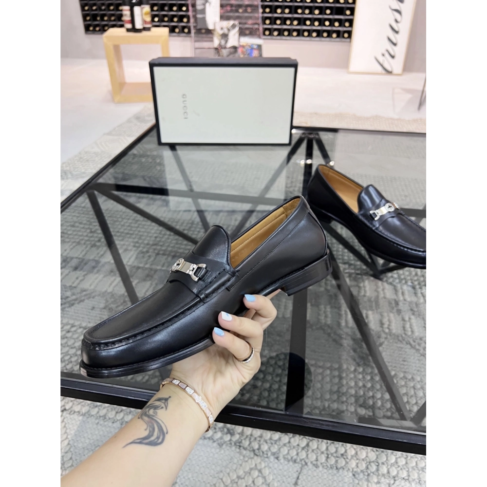 Gucci leather shoes 076,GUCCI SHOES,Business Shoes
