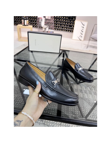 Gucci leather shoes 076,GUCCI SHOES,Business Shoes
