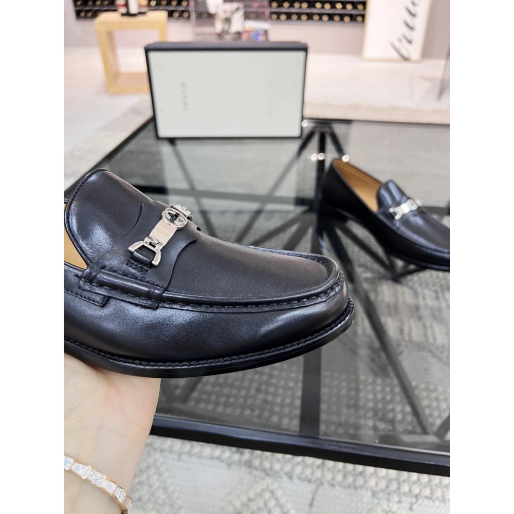 Gucci leather shoes 076,GUCCI SHOES,Business Shoes