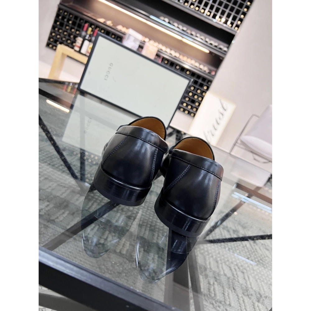 Gucci leather shoes 076,GUCCI SHOES,Business Shoes