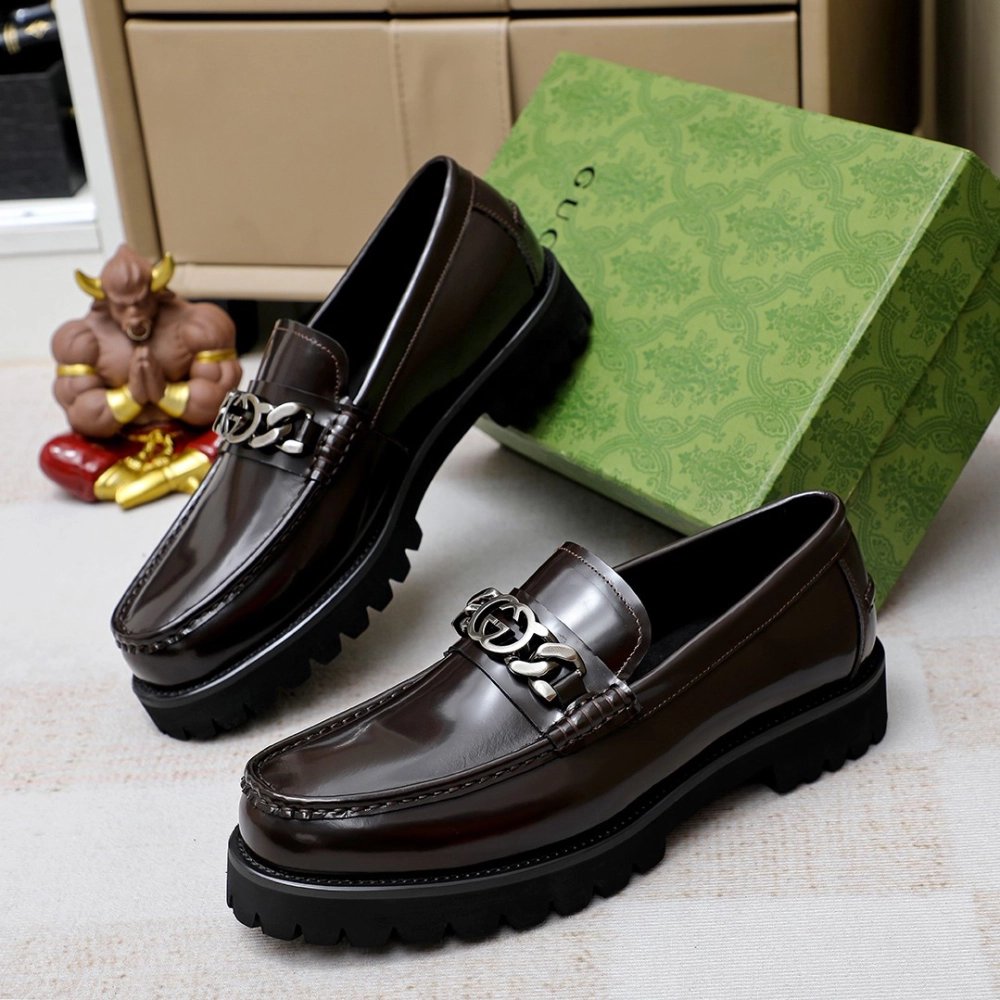 Gucci leather shoes 062,GUCCI SHOES,Business Shoes