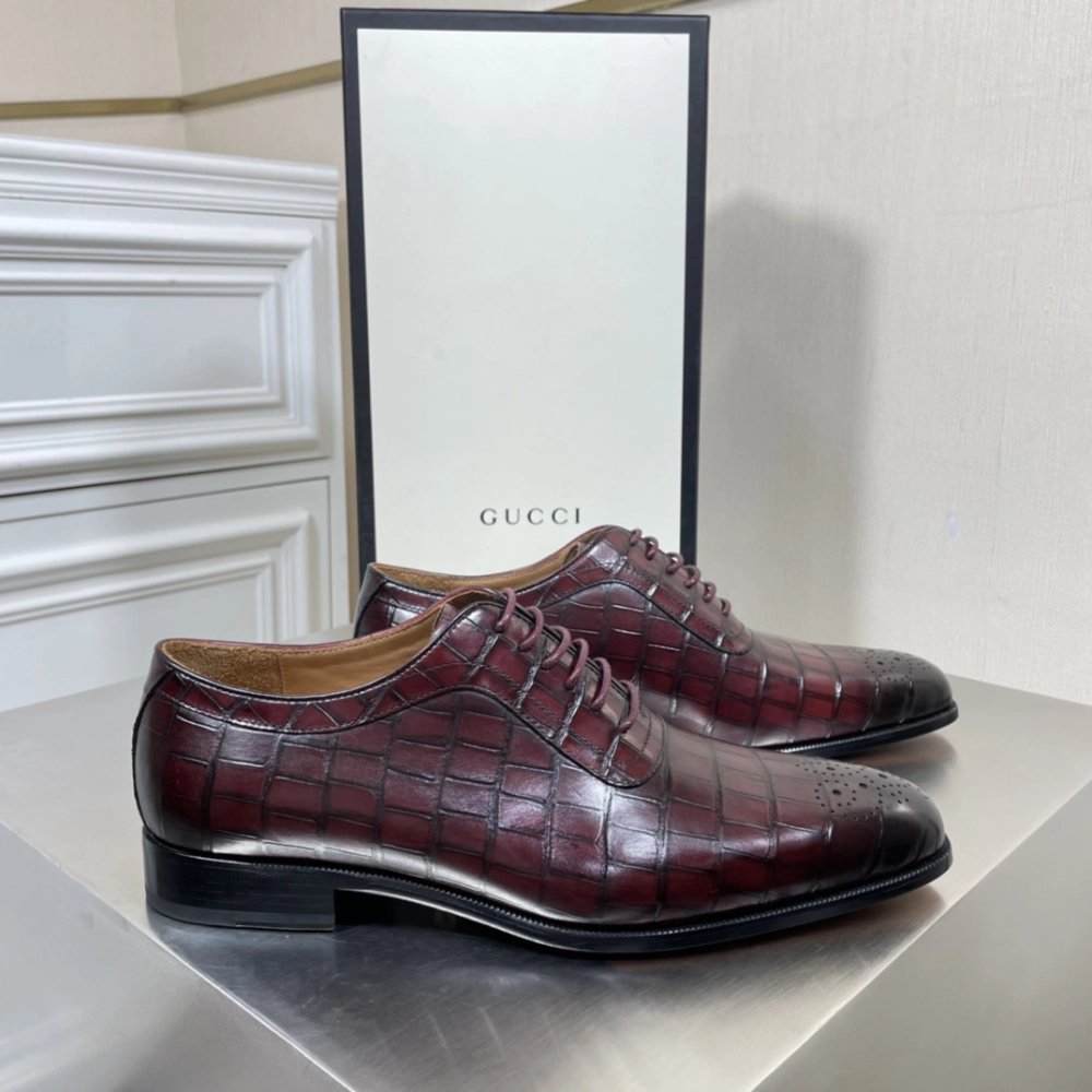 Gucci leather shoes 114,GUCCI SHOES,Business Shoes
