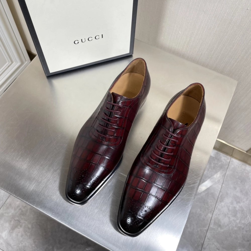 Gucci leather shoes 114,GUCCI SHOES,Business Shoes