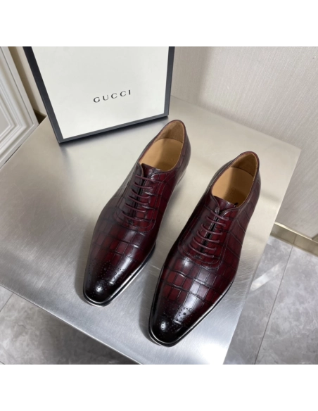 Gucci leather shoes 114,GUCCI SHOES,Business Shoes