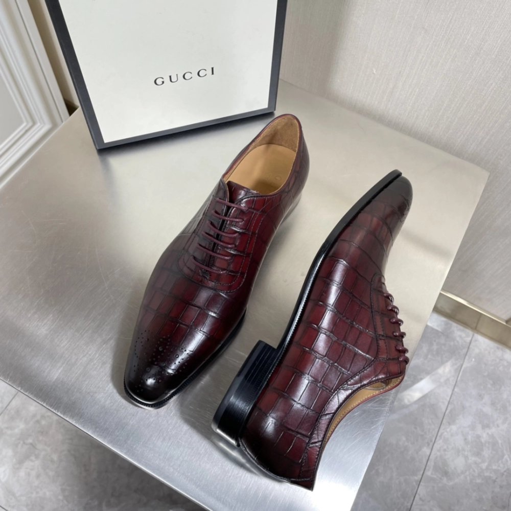 Gucci leather shoes 114,GUCCI SHOES,Business Shoes